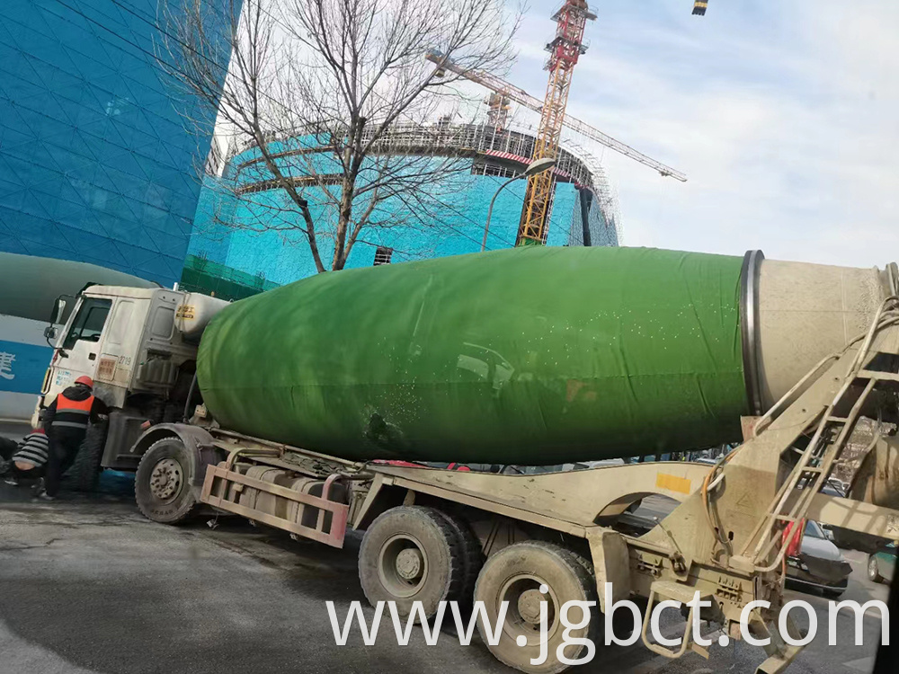 Cold And Warm Cement Mixer Truck Tank Coat